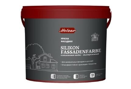 Силиконовая водно-дисперсионная фасадная краска Silikon Fassadenfarbe (10л)